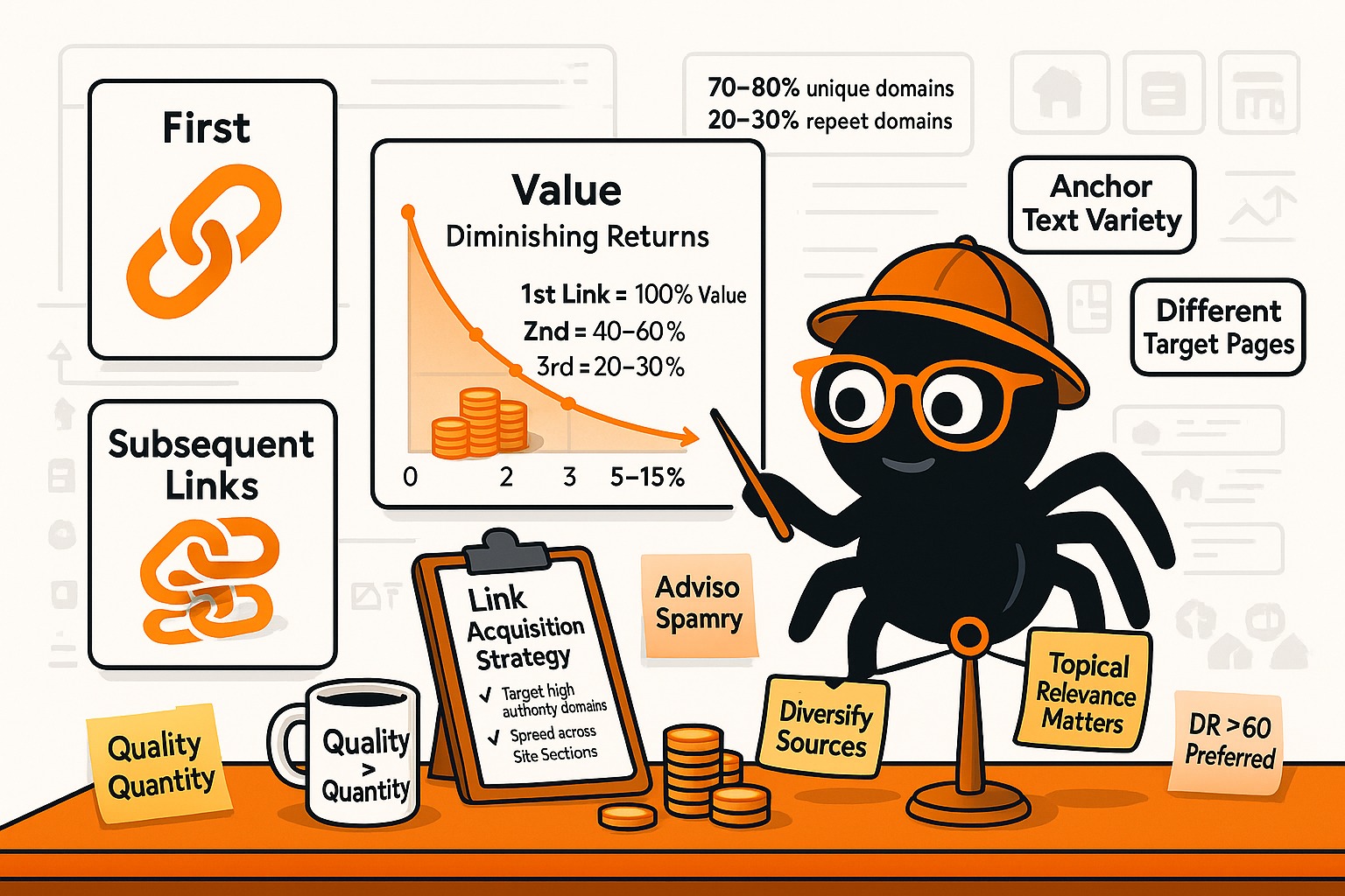 how many backlinks from one domain