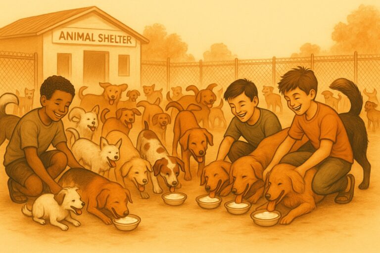 June – July 2025 Round Up: Feeding 430 Curd During Our Day Visiting Two Incredible Animal Shelters