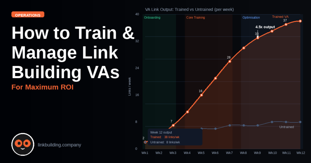 How Link Building Company Trains and Manages Link Building VAs for Maximum ROI