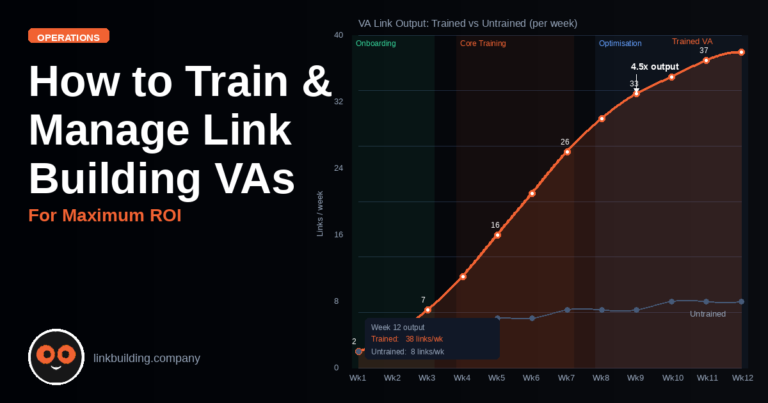 How Link Building Company Trains and Manages Link Building VAs for Maximum ROI