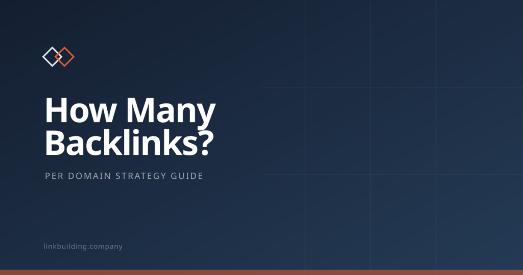 How Many Backlinks Should You Get from One Website in 2026?