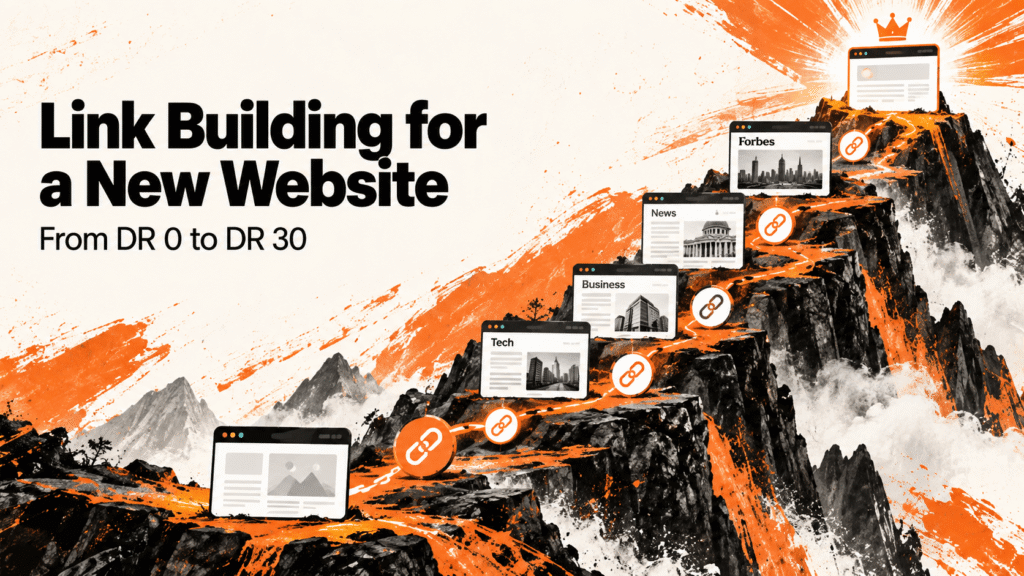 How to Build Links for a New Website (From DR 0 to DR 30)