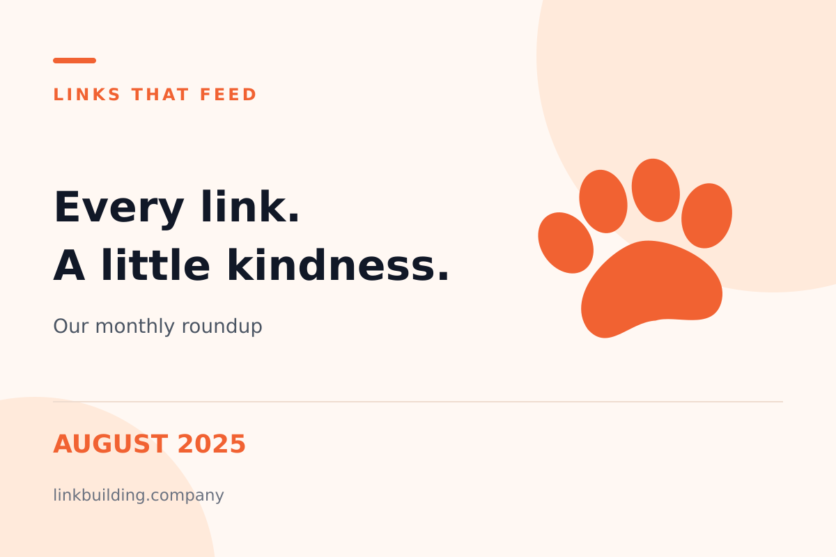 Links That Feed: AUGUST 2025
