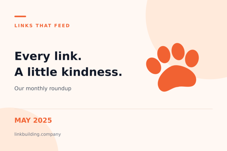 May 2025 Round Up: 168 Links Built, 168 Lives Touched