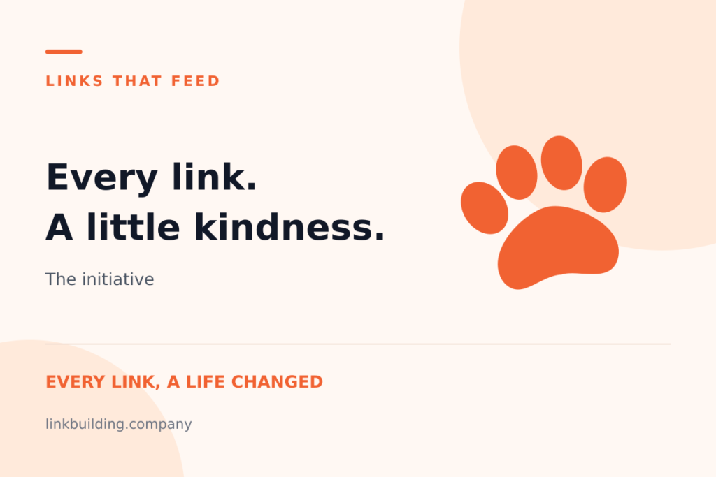 Links That Feed: Every Link, A Life Changed